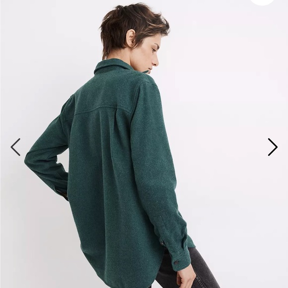 Madewell Flannel Oversized Ex-Boyfriend Swing Shirt - Picture 2 of 4